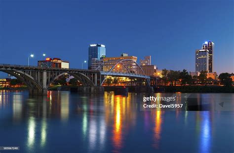 Little Rock Skyline At Dusk High-Res Stock Photo - Getty Images