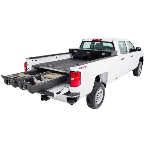 DECKED 8 ft. Bed Length Pick Up Truck Storage System for GM Sierra or Silverado 8 Foot 2500 ...