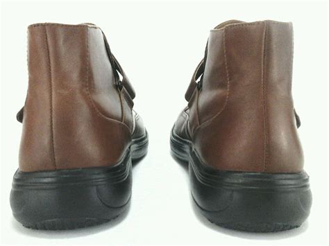 DR COMFORT Boots Joseph Diabetic Dress Shoes Brown US 8.5 Wide EU 41.5 $139 New | eBay