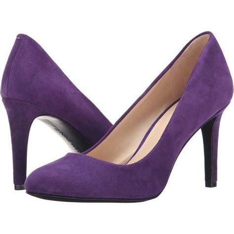 Nine West Handjive (Dark Purple Suede) High Heels ($45) liked on ...