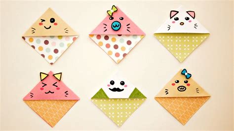 DIY Cute & Easy Kawaii Bookmarks - YouTube