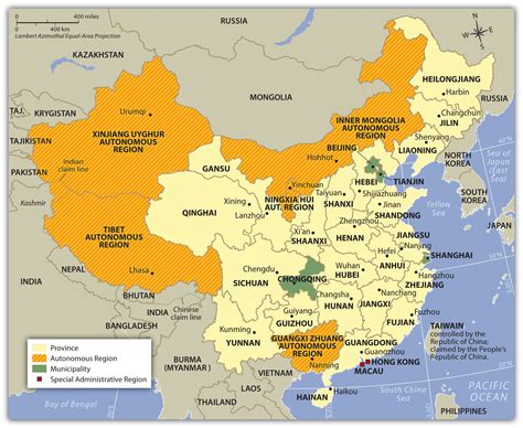 Autonomous regions of China : MapPorn