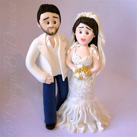 Personalized Wedding Cake Topper Figurines Bespoke Wedding Figurines ...