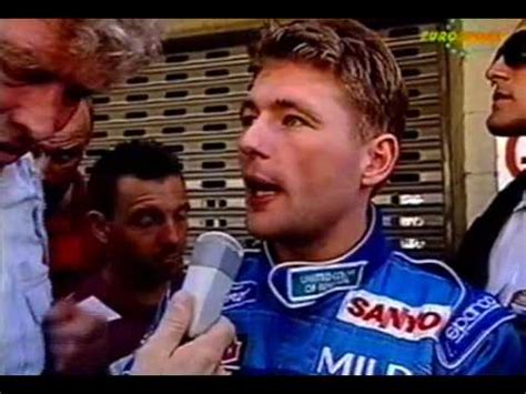 Interview Jos Verstappen after big crash at Brazilian Grand Prix 1994 - YouTube