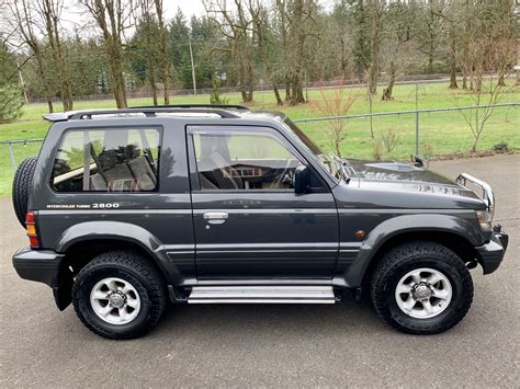 Northwest Mini Trucks | Used 1993 Black Mitsubishi Pajero Turbo Diesel ...