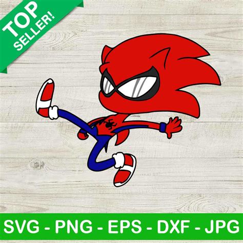 Spider Sonic the hedgehog SVG, Sonic spiderman SVG, The hedgehog SVG