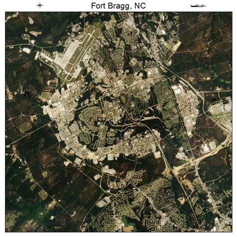 Aerial Photography Map of Fort Bragg, NC North Carolina
