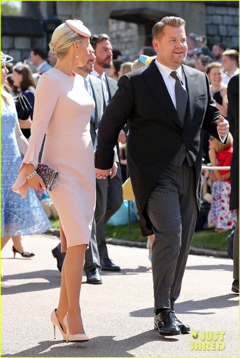 James Corden Attends the Royal Wedding with Wife Julia Carey: Photo ...