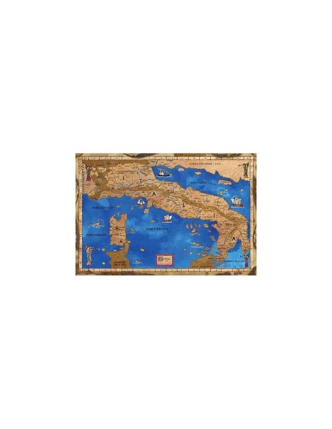 Medieval map of Italy ⚔️ Medieval Shop