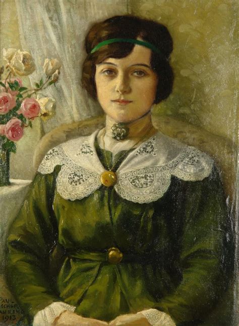 The Athenaeum - Portrait of a young woman in a green dress (Paul-Gustave Fischer - ) | Artist ...