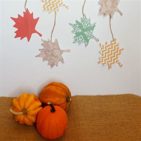 Fall Leaf Garland - Creative Ramblings