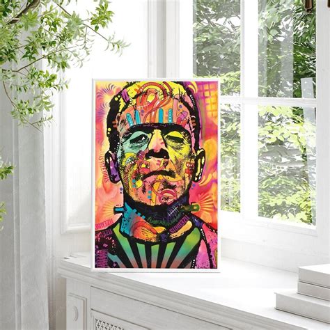 Frankenstein Poster Retro Movie Print Modern Vintage Movie - Etsy