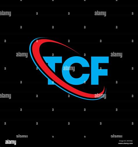 TCF logo. TCF letter. TCF letter logo design. Initials TCF logo linked ...