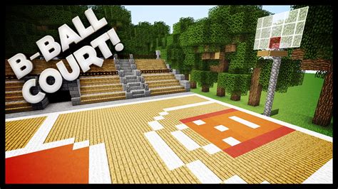 Minecraft Basketball Court