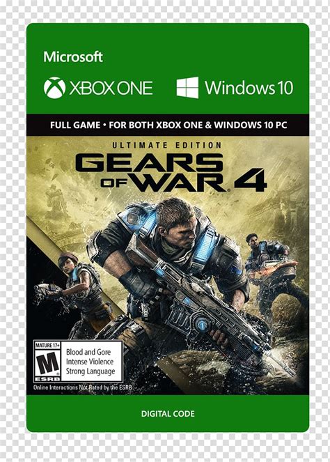 Gears of War 4 Gears of War: Ultimate Edition Xbox One Video game, others transparent background ...