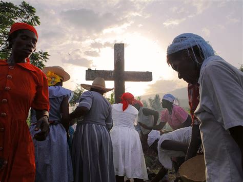 Haitian Vodou is unique in that its rituals were commingled with ...