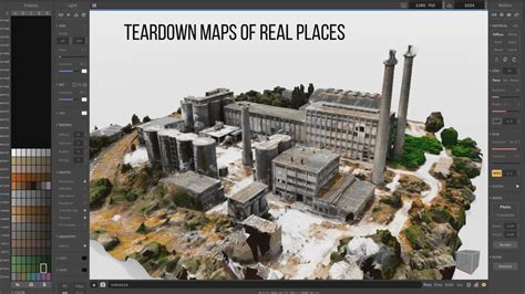 Some demos of future maps for Teardown created from 3d scans of real places. WIP. details on ...