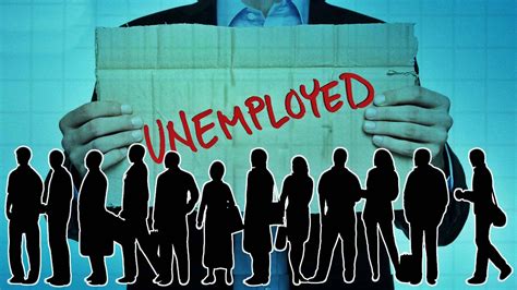 Download Unemployment Graphic Art With Silhouettes Wallpaper | Wallpapers.com