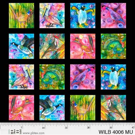 Panel - Wild Birds in 2020 | Fabric birds, Bird quilt, Quilt kit