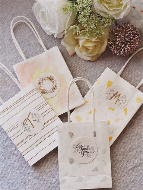 Wedding Favor Bag DIY Using Our Printable Labels and Tags - Lily & Val Living