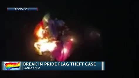 EXCLUSIVE: Video of burning pride flag stolen from local church in Santa Ynez Valley surfaces ...