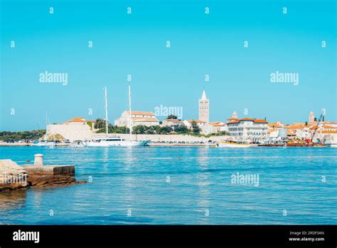 View of old town of Rab, Rab island, Croatia Stock Photo - Alamy