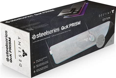 SteelSeries Qck Prism XL Destiny 2 Edition Mousepad, XL RGB Prism Cloth ...