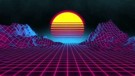 Neon Sunset Live Wallpaper