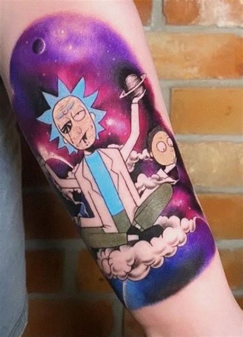 35+ Amazing Rick Sanchez Tattoos with Meanings and Ideas - Body Art Guru