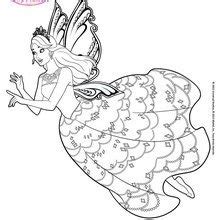 BARBIE MARIPOSA coloring pages - 20 online Mattel dolls printables for girls