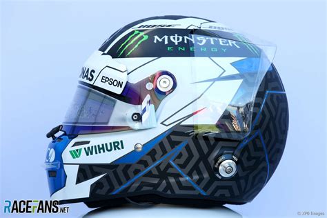 Valtteri Bottas, Mercedes, 2018 helmet · RaceFans