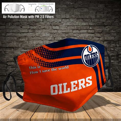 Edmonton Oilers #2 Save The World - FaceMaskAuto.com