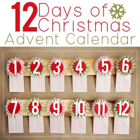 Craft your own 12 Days of Christmas Advent Calendar | Christmas advent calendar, Christmas ...