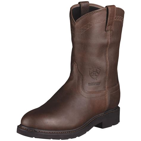 Men's Ariat® 10" Sierra H2O Waterproof Cowboy Boots - 282349, Western & Cowboy Boots at ...