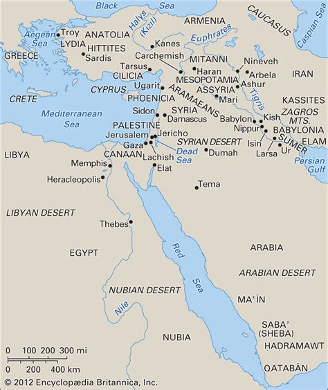 Map Of Ancient Egypt And The Middle East – The World Map