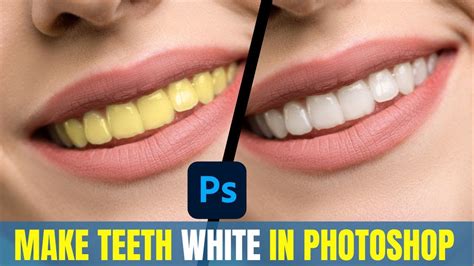 How to Make Teeth White in Photoshop - YouTube