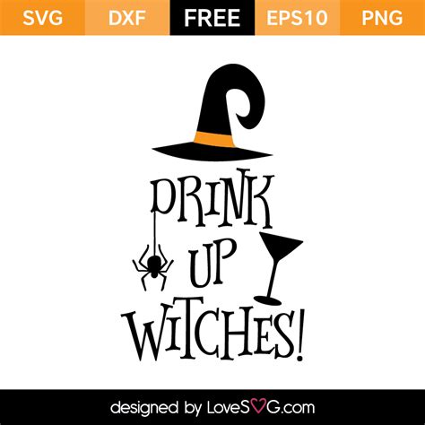 Drink Up Witches | Lovesvg.com