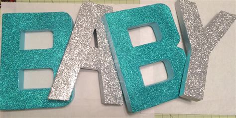 Glitter Glittered LETTERS Wedding Decor and Home Decor Self | Etsy