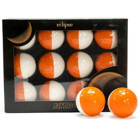 Nitro Golf Eclipse Golf Balls, Assorted Colors, 12 Pack - Walmart.com - Walmart.com