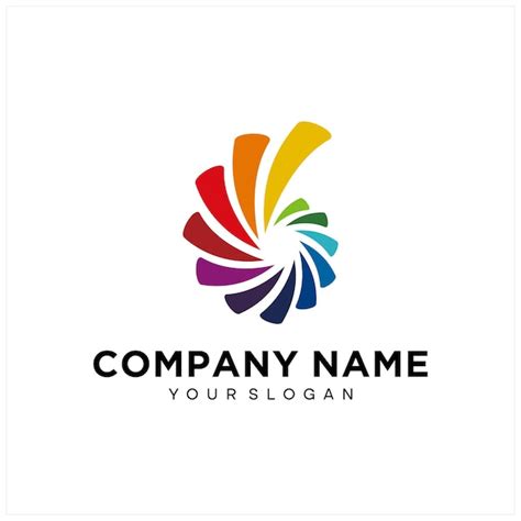 Premium Vector | Unique logos for various media and companies with bright colors for a strong ...