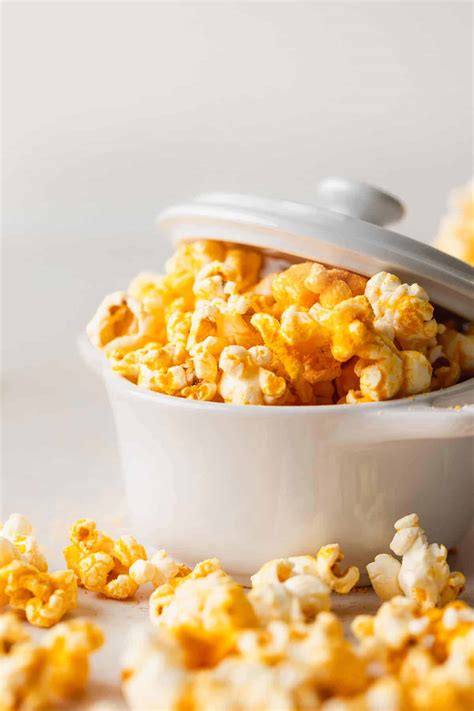 Homemade Cheese Popcorn Recipe - The Cheese Knees