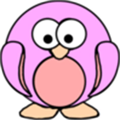 Pink Penguin Clip Art at Clker.com - vector clip art online, royalty free & public domain