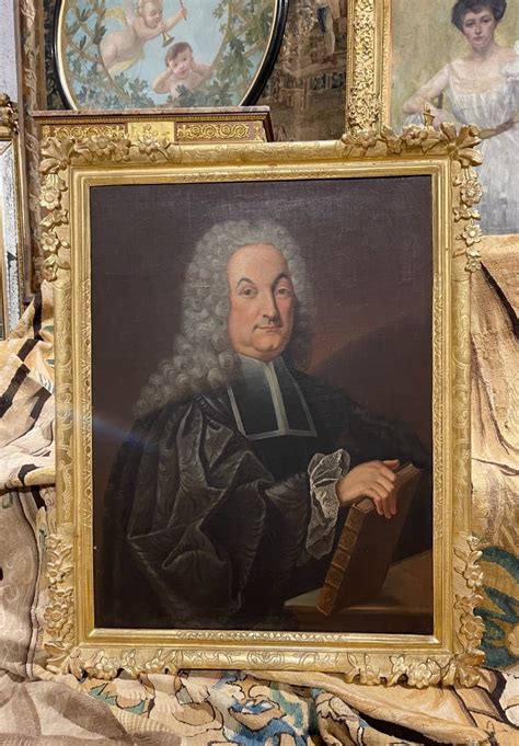 18th Century Portrait Of A Lawyer, Original Frame