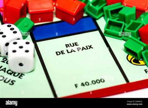 French monopoly rue de la paix square hi-res stock photography and images - Alamy