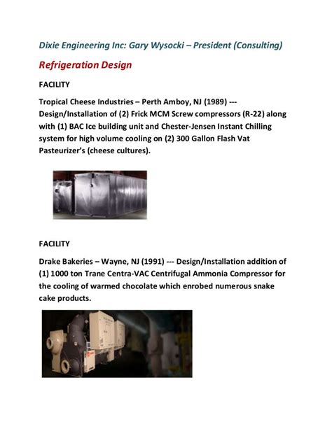 Refrigeration Design