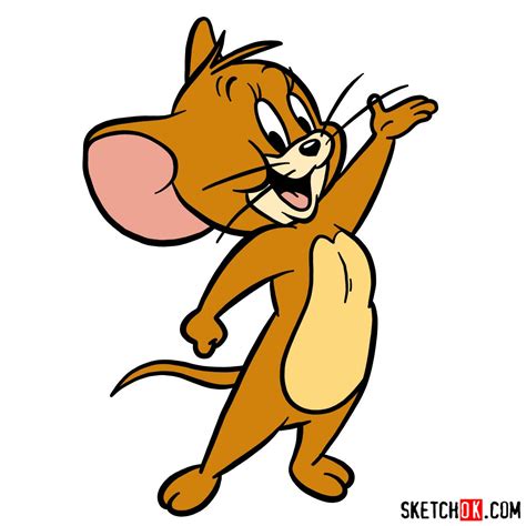 Tom And Jerry Cartoon Drawing Images : Jerry Tom Drawing Step Draw ...