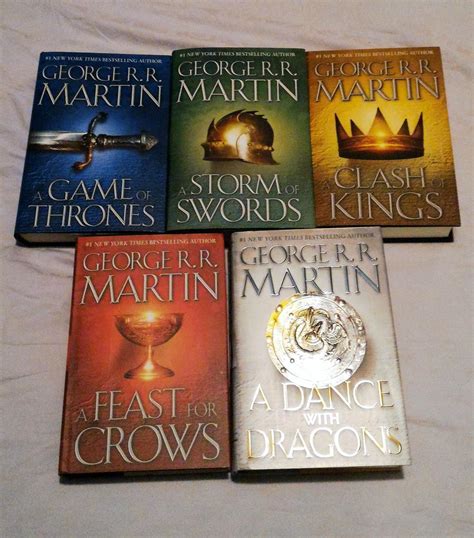 A Song of Ice and Fire (Game of Thrones) by George Martin - Books 1-5 ...