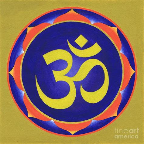 Aum Painting by Piitaa - Sacred Art