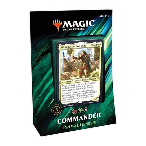 Magic: The Gathering Commander 2019 Primal Genesis Deck | 100-Card ...