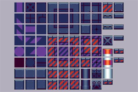 Free Industrial Zone Tileset Pixel Art Download - CraftPix.net